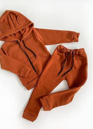 Теплий костюм на хлопчика і дівчинку. трехнить, фліс