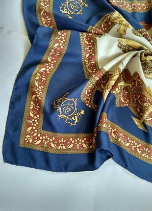 Редкий шикарный винтажный шелковый платок nostalgie istanbul9 фото