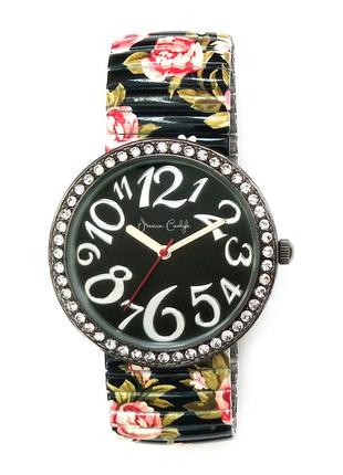 Jessica carlyle годинник із сша браслет twist-o-flex з квіточками