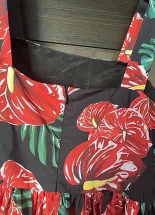 Сарафан з дизайнерським принтом