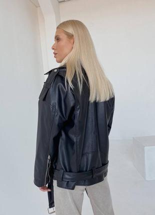 ❗преміум лінійка жіноча осіння демісезонна вільна оверсайз куртка-косуха з ременем6 фото