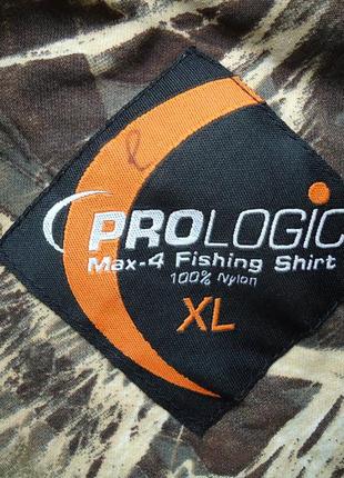Рубашка  для рыбалки prologic max-4 fishing nylon камуфляж (xl)5 фото