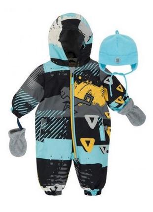 Дитячий комбінезон 3в1 для хлопчика deux par deux, розмір 12м