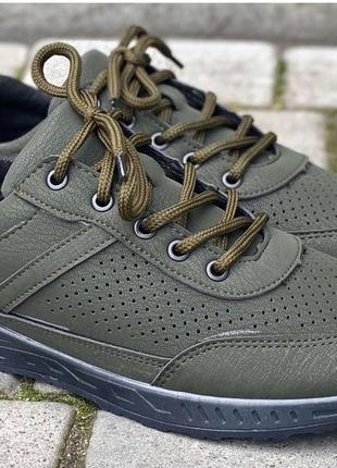 Кроссовки мужские bromen h40 зеленые хаки