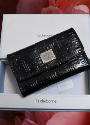 Liz claiborne черный кошелек женский бумажник