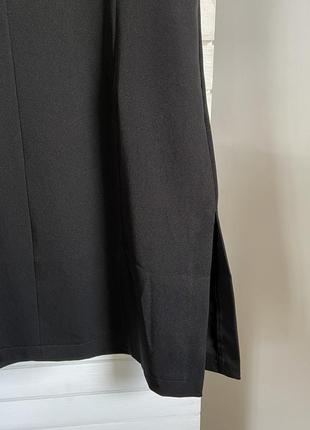 Плаття сукня з прорізами чорна salon wear чорне5 фото