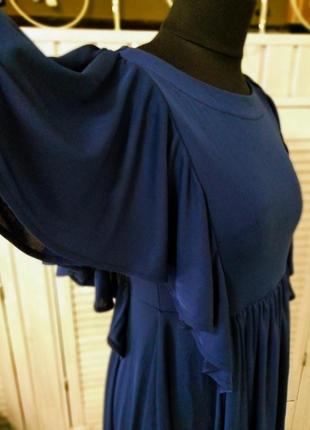 Ніжна жіночка сукня з об'ємними рукавчиками воланами6 фото
