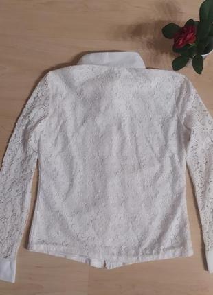 Рубашка женская гипюровая, размер s2 фото