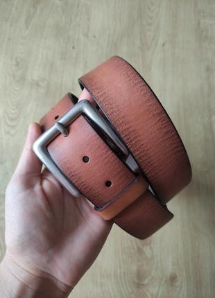 Стильний чоловічий шкіряний ремінь 17&со, німеччина. розмір 95