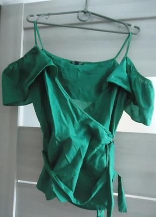 Трендова блуза з воланами на запах 21/08/091 фото