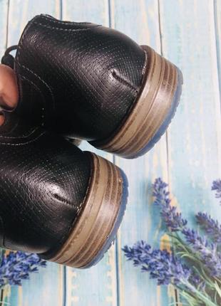 Туфли кожаные мужские черные туфли кожаные черные на шнурках e&s-41 р5 фото