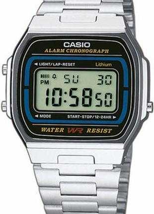 Чоловічий наручний годинник casio a164wa-1yes