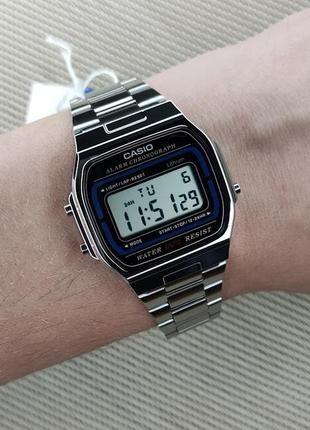 Чоловічий наручний годинник casio a164wa-1yes2 фото