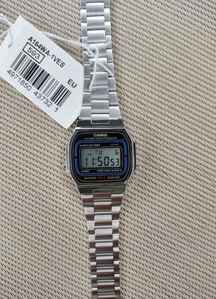 Чоловічий наручний годинник casio a164wa-1yes4 фото