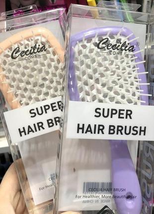 🟠 new color 🔴расческа продувная cecilia super hair brush3 фото
