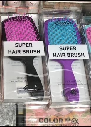 🟠 new color 🔴гребінець продувная cecilia super hair brush
