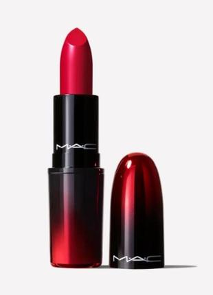 Mac love me lipstick помада для губ у відтінку 428 give me fever, 3 гр.