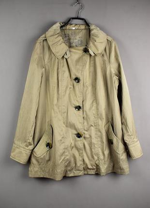 Очень стильный короткий тренч плащ от biaggini