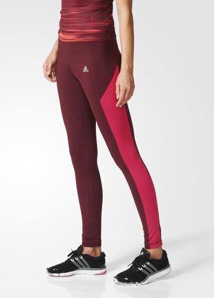 Женские лосины леггинсы тайтсы adidas womens techfit climawarm