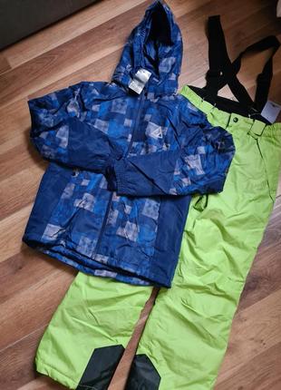 Зимовий термо комплект куртка crivit + лижні штани crane німеччина 146/152 р. на хлопчика