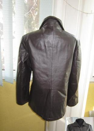 Стильная  женская утеплённая кожаная куртка cambridge.  лот 893 фото