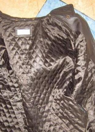 Стильная  женская утеплённая кожаная куртка cambridge.  лот 894 фото