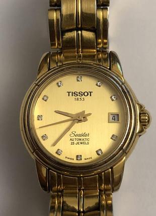 Механические  винтажные часы с автоподзаводом tissot 1853 seastar2 фото