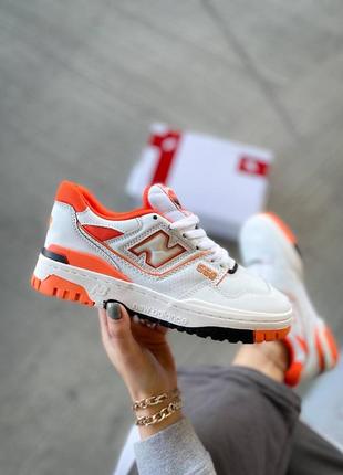 Жіночі кросівки new balance 550 "varsity orange"(преміум якість)