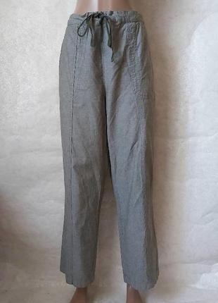 Фирменные ewm мега лёгкие летние штаны со 100%хлопка в цвете хаки, размер 3хл
