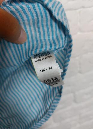 Фирменная льняная рубашка блуза3 фото