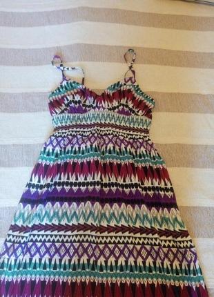 Яркий длинный сарафан в пол. new look оригинал