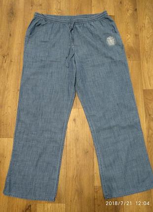 Легкие котоновые брюки широкого кроя 18 рр