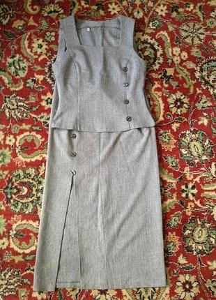 Стильный костюм факультета рюкзака юбкаook