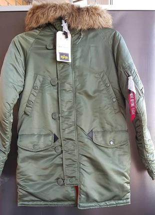 Куртка slim fit n-3b parka9 фото