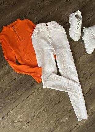 Джинси скіні з торочками