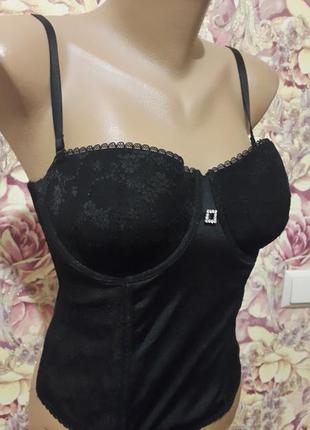 Сексуальний чорний корсет