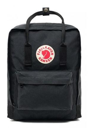 Молодежный рюкзак fjallraven kanken classic черный (fk16-02)