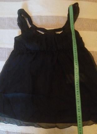 Летний топ топик 100% шёлк шелк. naf-naf оригинал