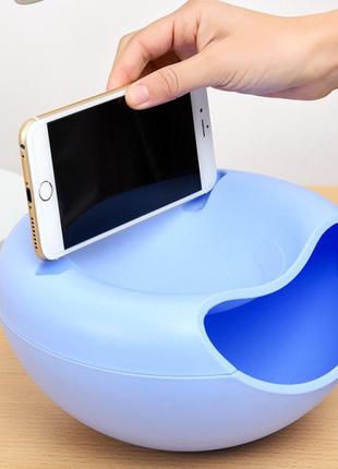 Миска для насіння з підставкою для телефону