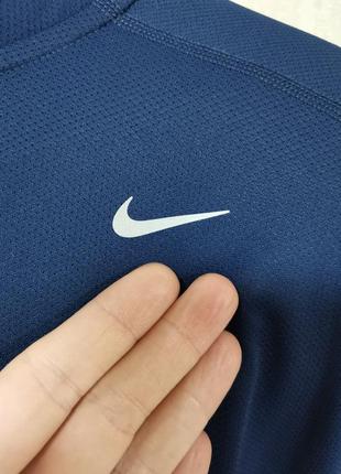 Nike чоловіча спортивна тренувальна бігова футболка на довгий рукав кофта лонг злив2 фото