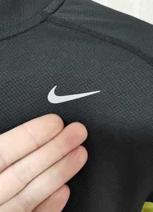Nike мужская спортивная беговая футболка длинный рукав кофта2 фото
