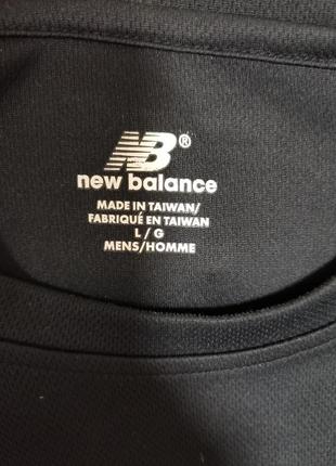 New balance мужская спортивная тренировочная беговая футболка длинный рукав кофта лонг слив6 фото