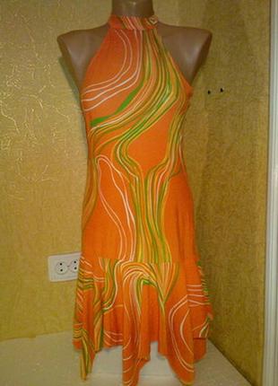 Летнее платье-сарафан размер 44-46, б/у1 фото