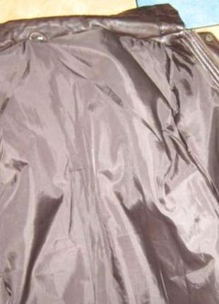 Стильная оригинальная кожаная мужская куртка. лот 1634 фото