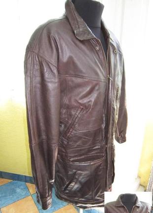 Стильная оригинальная кожаная мужская куртка. лот 1635 фото