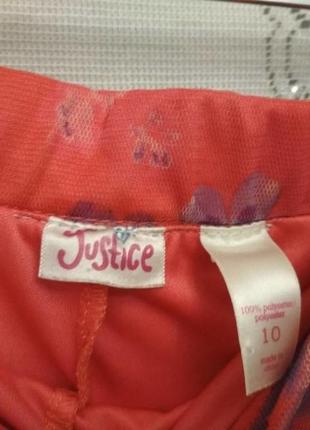 Красивая юбка шорты от justice на 10-11 лет5 фото
