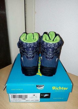 Нові зимові черевички для хлопчика ріхтер 26 розмір4 фото