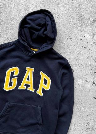 Gap center logo hoodie толстовка2 фото