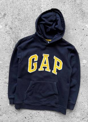 Gap center logo hoodie толстовка1 фото