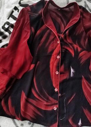 Блуза сорочка шефон